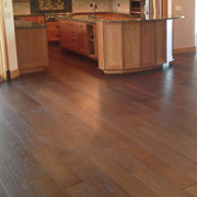 hand scraped wood floor